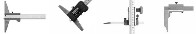 Digitaler Tiefenmessschieber und Höhenmessgerät